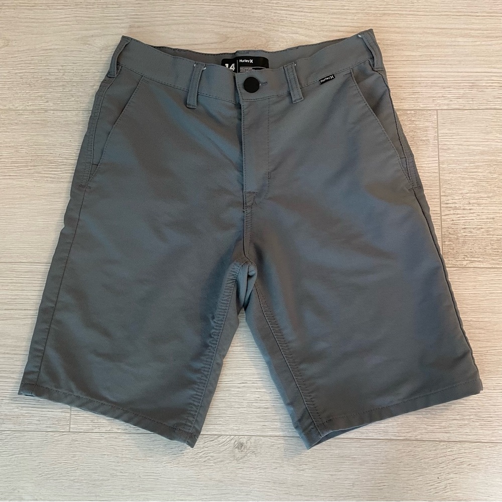 Hurley Light Gray, Lightweight Shorts, NWOT, Size 14